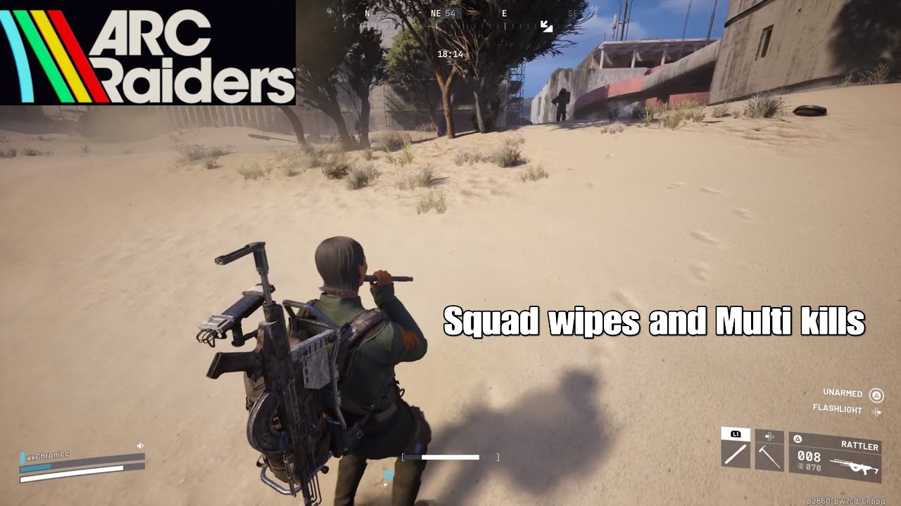 Arc Raiders PS5 20 mins of Squad Wipes and Multi Kills