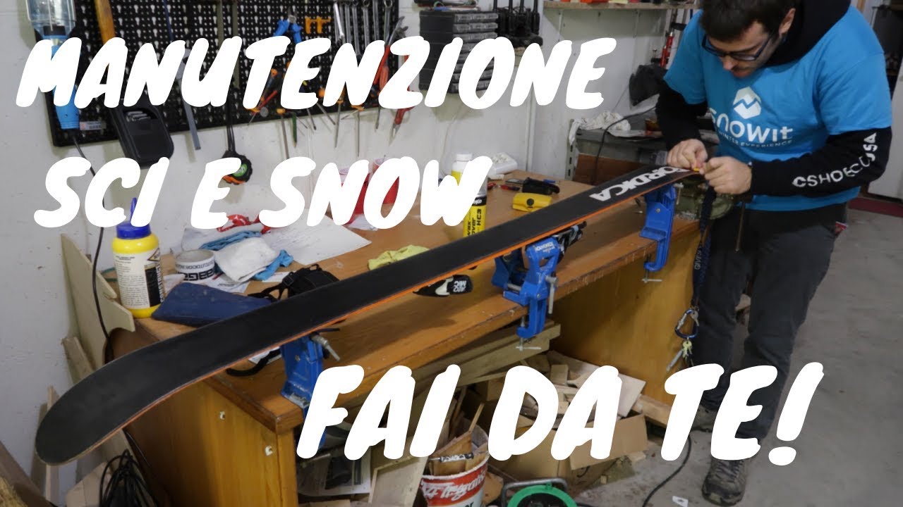 I 5 trucchi per la manutenzione dello sci