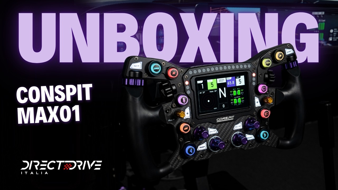 Conspit MAX01 - SimHub + Display Touch: il GAME CHANGER a €799?