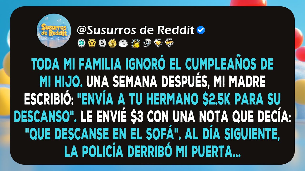 Toda mi familia ignoró el cumpleaños de mi hijo. Una semana después, mi madre escribió: 