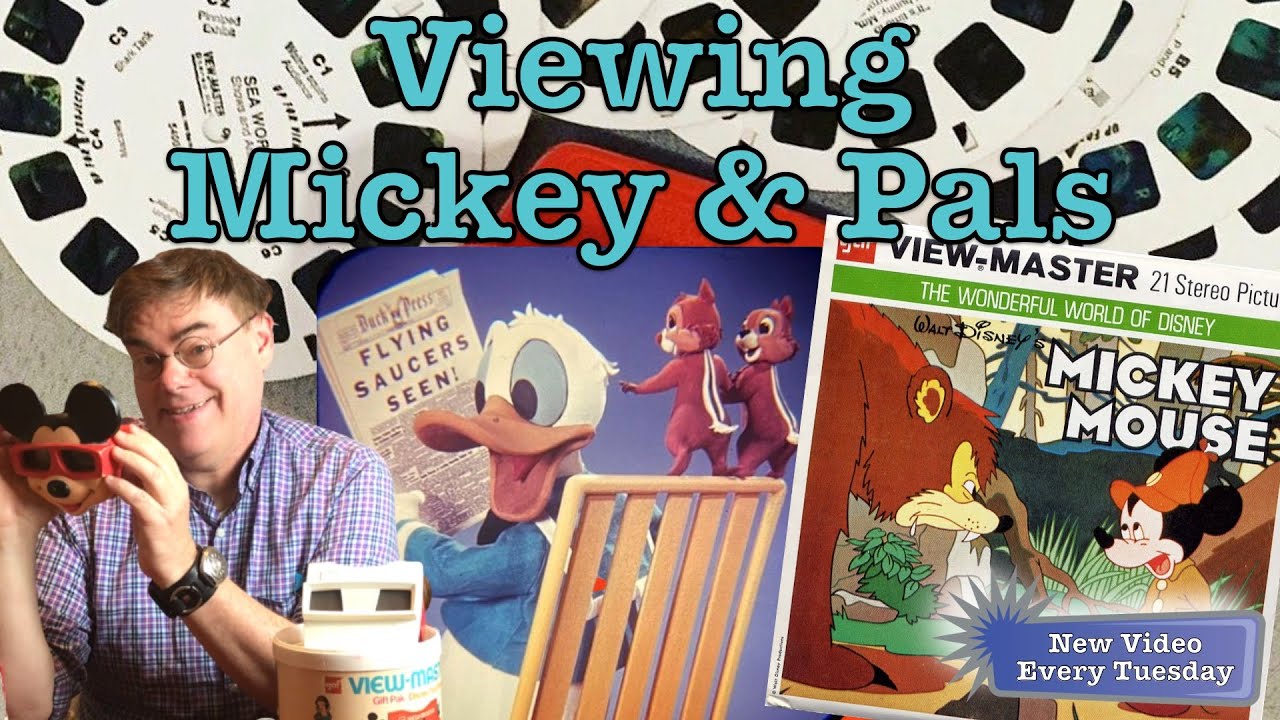 Disney View-Master Sets with Mickey, Donald, Goofy and Pluto