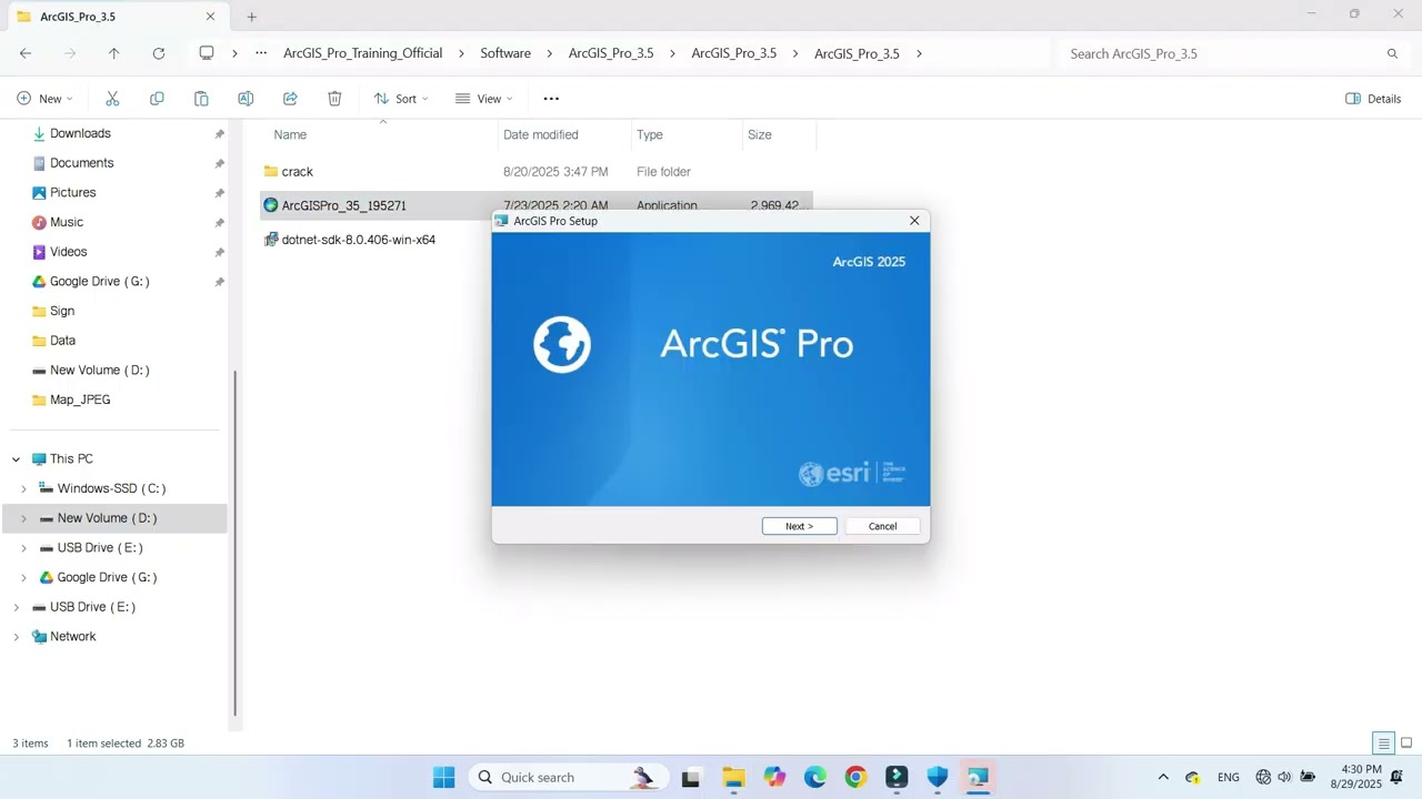 SMG-01 | របៀបតំឡើងកម្មវិធី ArcGIS Pro 3.5 | How to install ArcGIS Pro 3.5