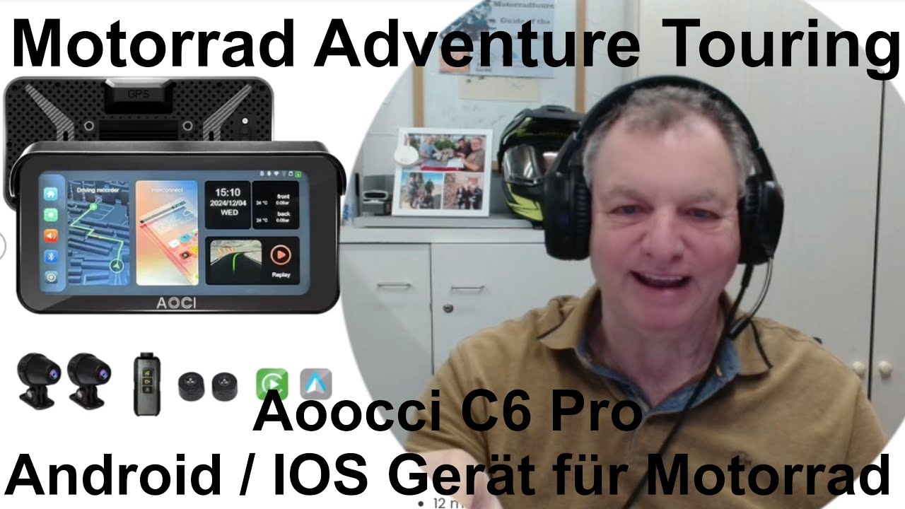 Motorrad Adventure Touring- Aoocci C6 Pro All in One Android Gerät Funktionen-taugt das was? Deutsch