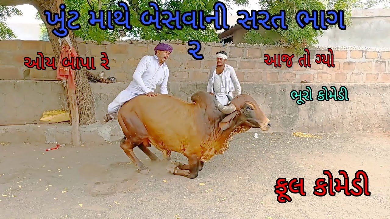 ખુંટ માથે બેસવાની સરત ભાગ ૨|bhurocomedy|gujaraticomedy|bccomedy