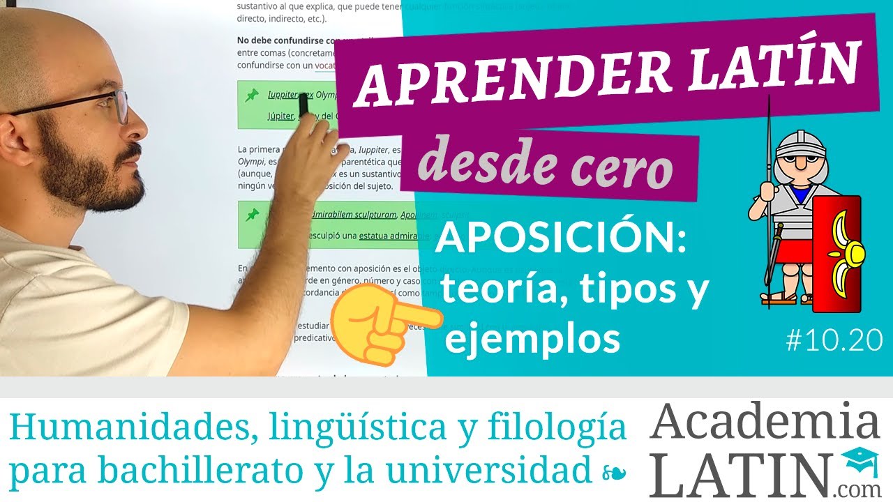 APOSICIÓN: explicación con ejemplos 🤓 Curso de latín desde cero #10.20