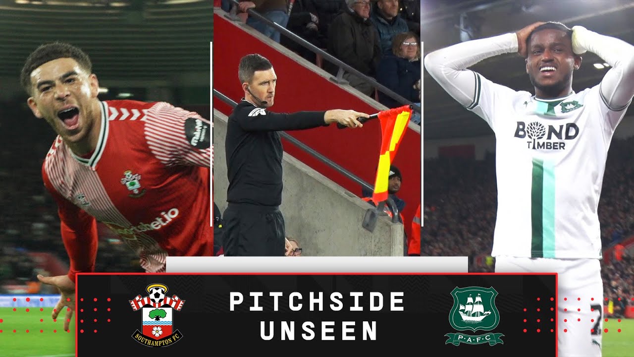 PITCHSIDE UNSEEN: Southampton 2-1 Plymouth Argyle | Championship