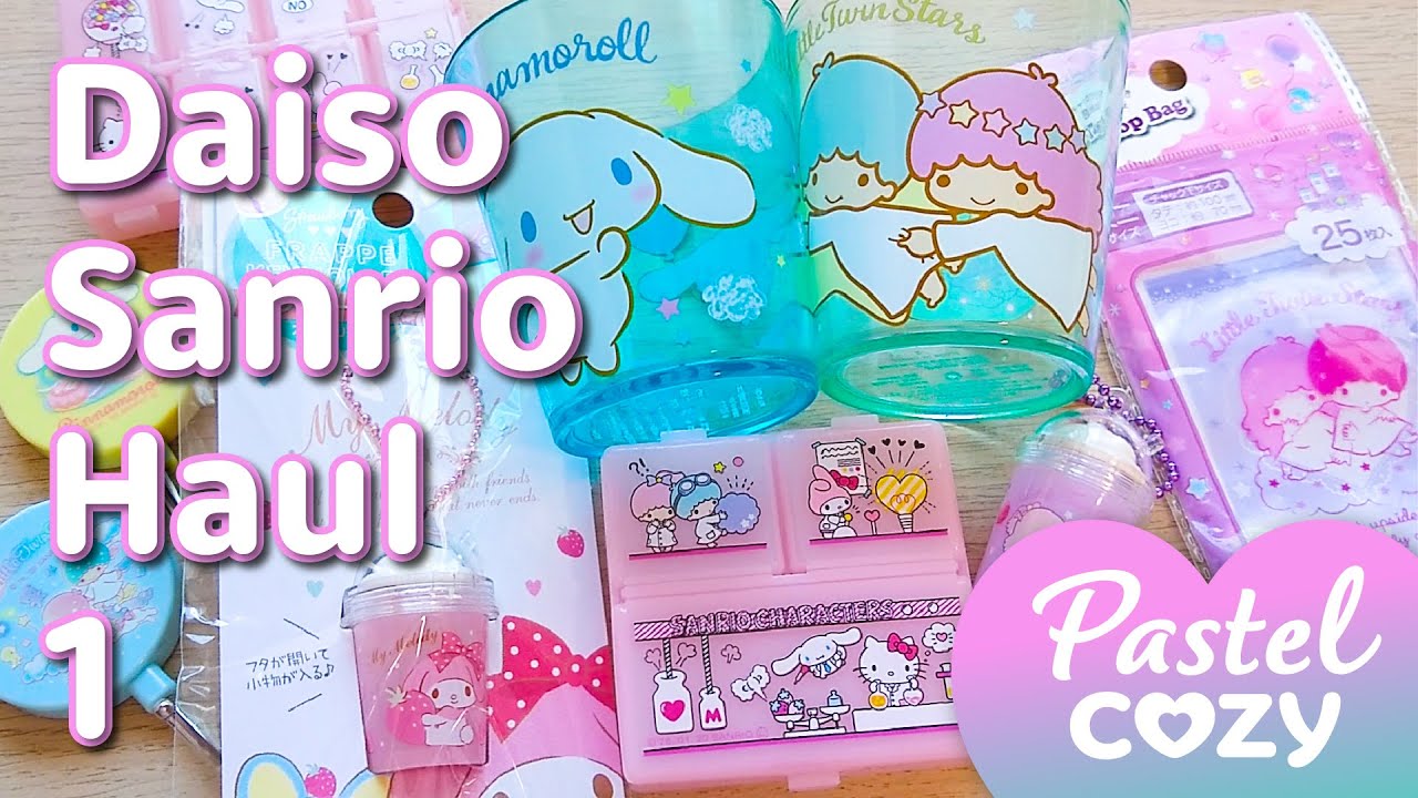 Daiso Sanrio Haul 1 - Cinnamoroll, Little Twin Stars, and more!