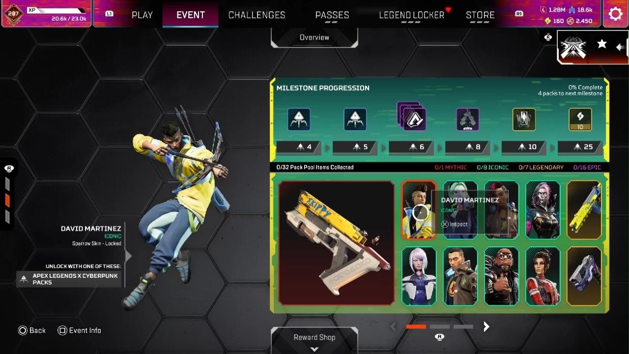 Apex Legends x CYBERPUNK Event -  Free Rewards & Weekly Shop Update