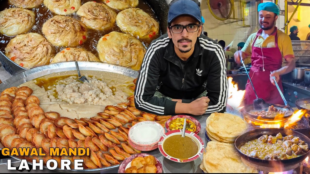 75 YEARS OLD LAHORI NASHTA, Butter Chicken Karahi - Pakistani Street Food in Lahore ft realme