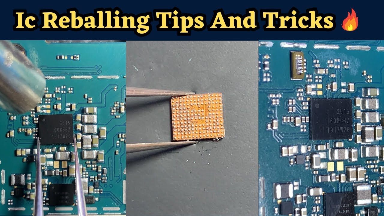 Pm Ic Reballing / Ic Reballing / Mobile Ic Reballing Tips And Tricks