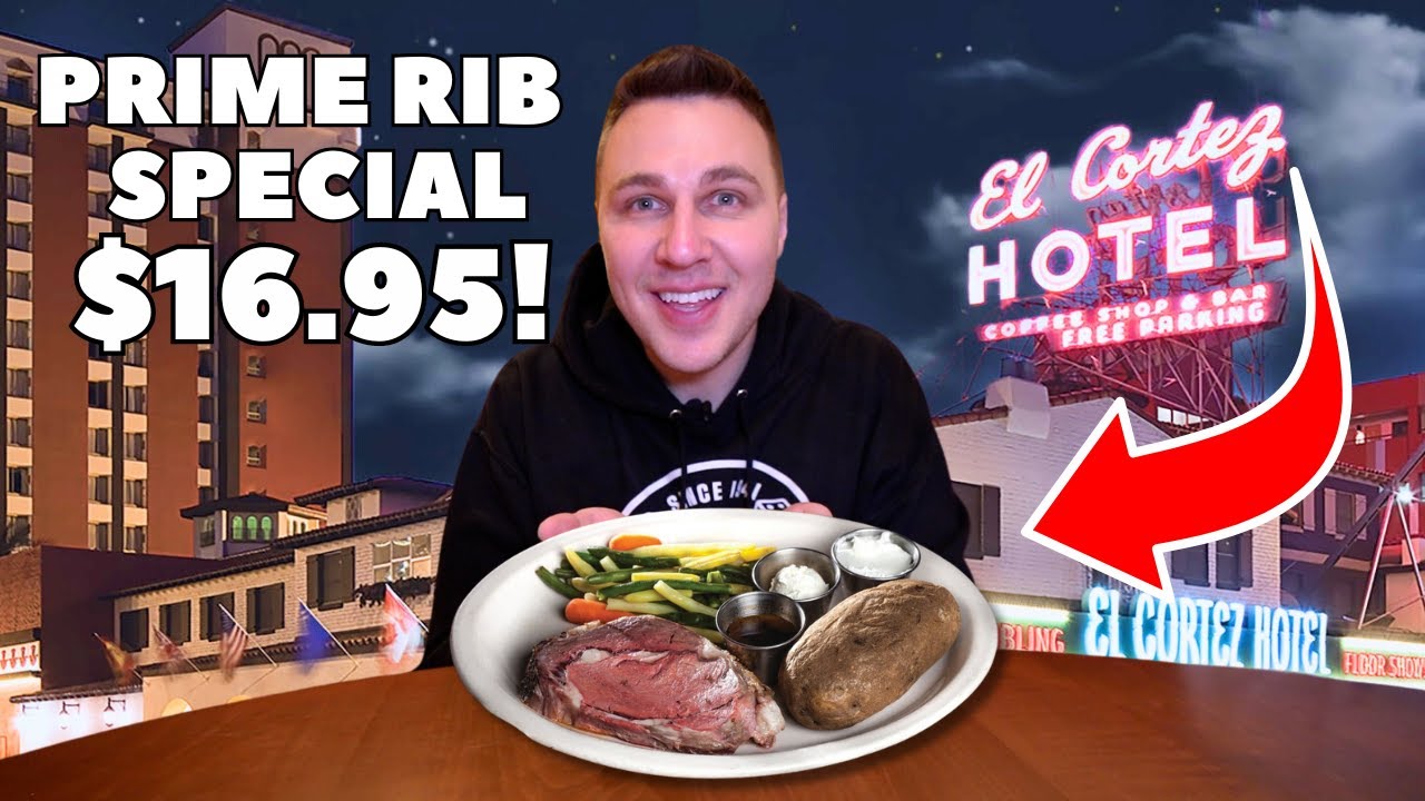PRIME RIB SPECIAL at El Cortez Siegel's 1941 Las Vegas