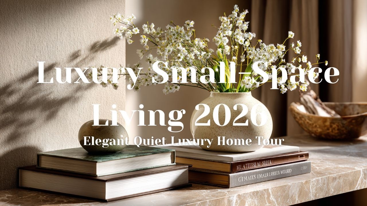 ✨ Luxury Small-Space Living 2026 | Elegant Quiet Luxury Home Tour