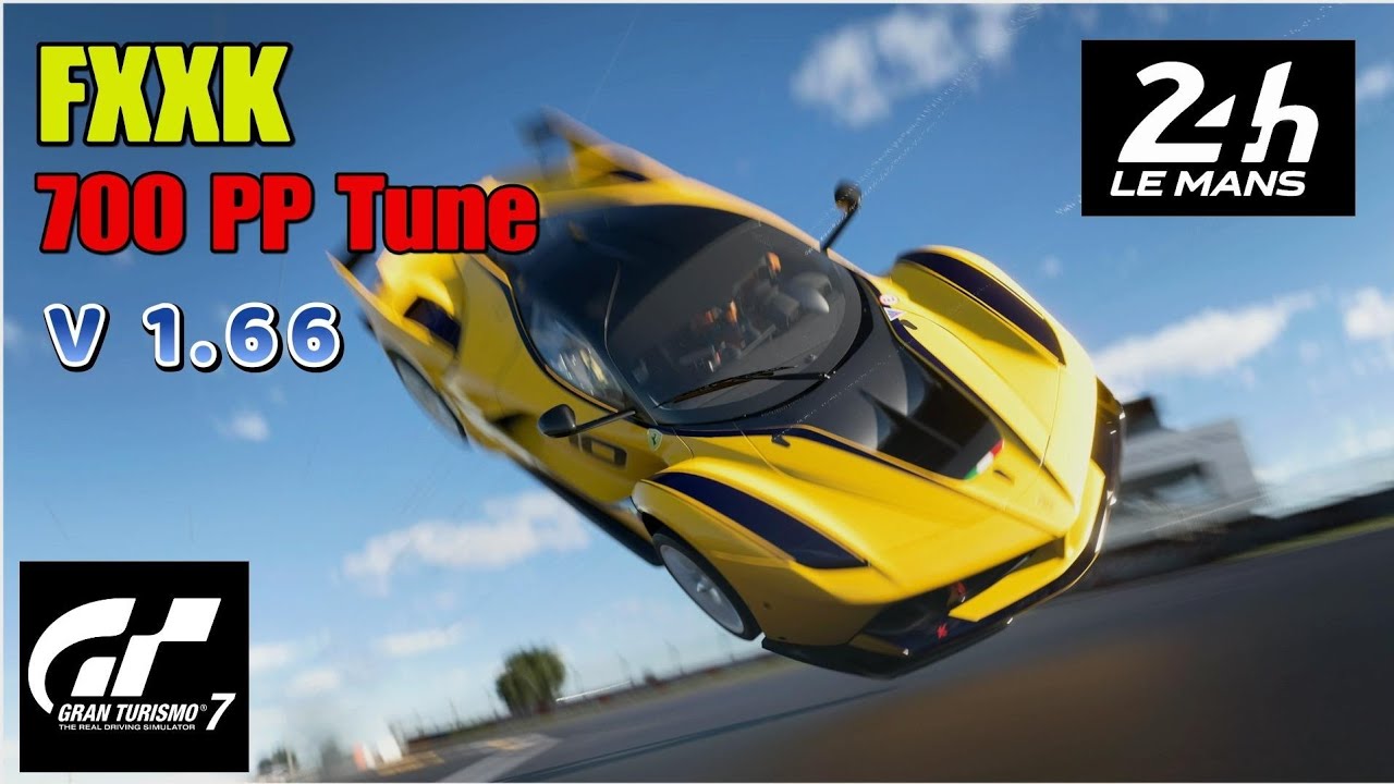 GT7 Le Mans 700 Ferrari FXXK Build V 1.66