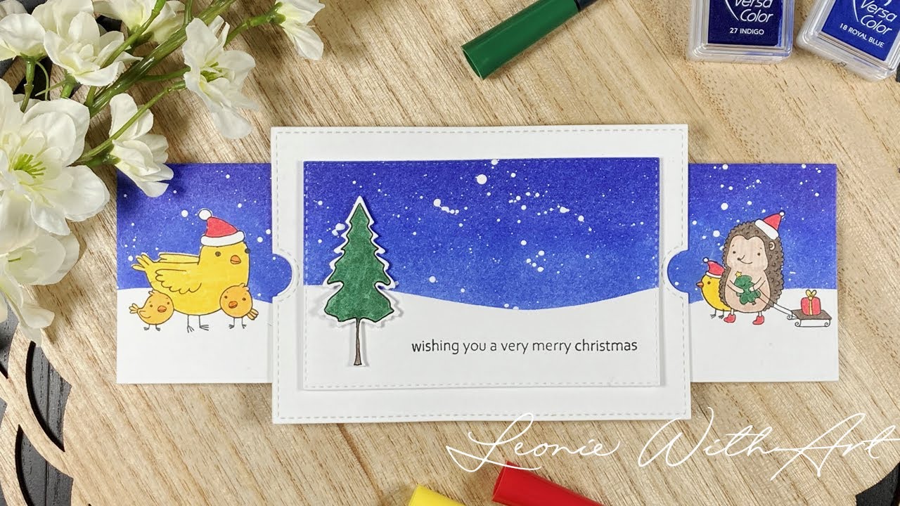 Nellie Snellen | Sliding Card with Blended Background