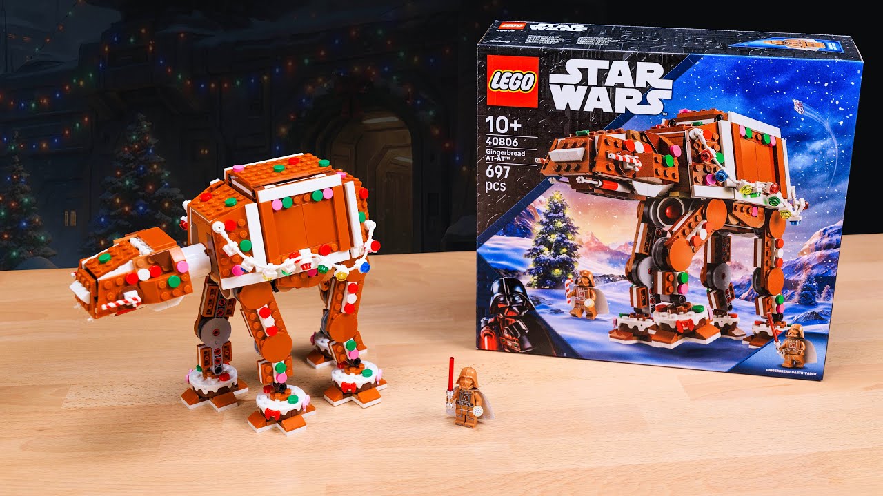 LEGO Star Wars Gingerbread AT-AT REVIEW | Set 40806