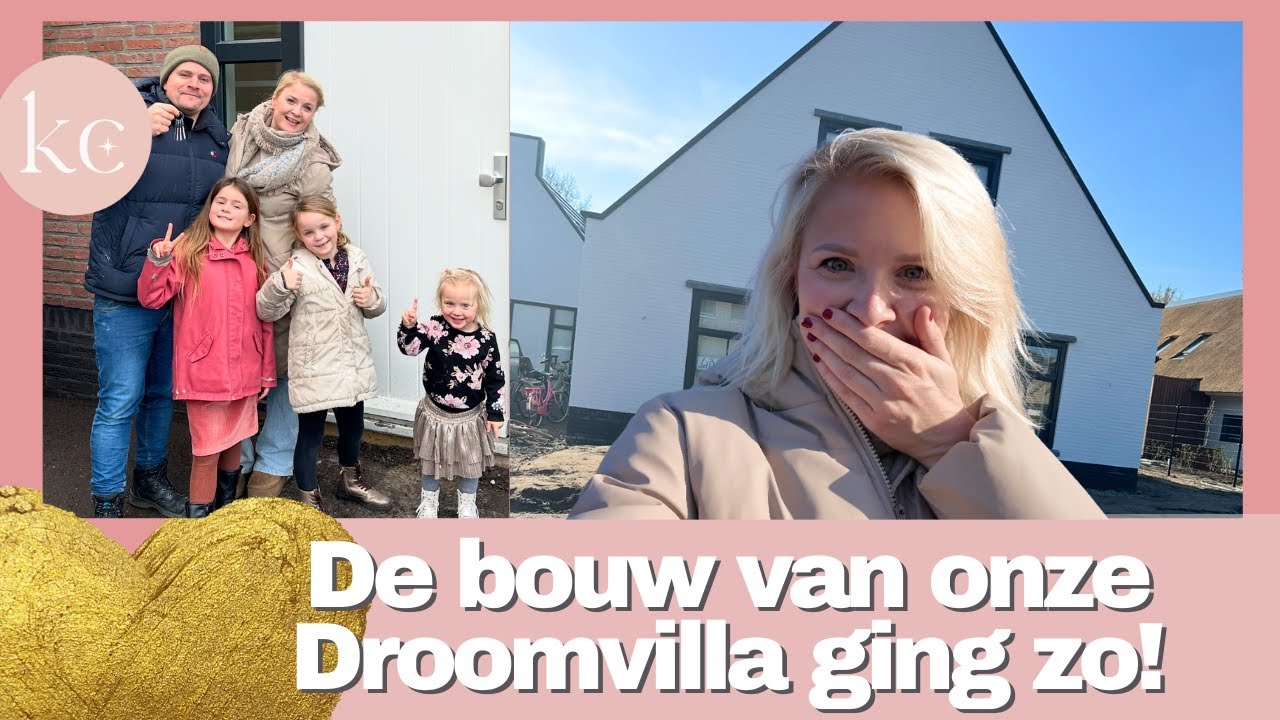 DROOMVILLA BOUWEN met GROOTHUISBOUW | van KAVEL naar DROOMHUIS in 3 maanden  | Kellycaresse VLOG