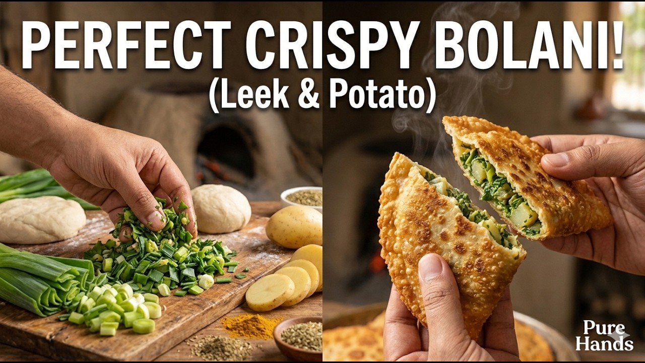 You Only Need This for the Perfect Afghan Bolani! (Potato & Leek)