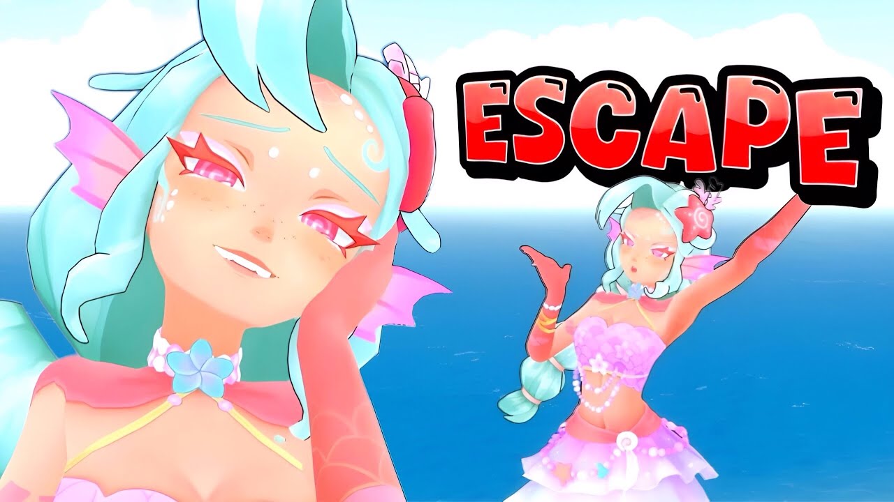 ESCAPE the CRAZY SIREN LADY on the SECRET island!!