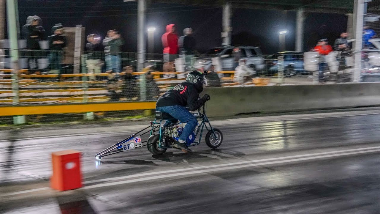 Mini Bike Drag Racing at Yellow Belly