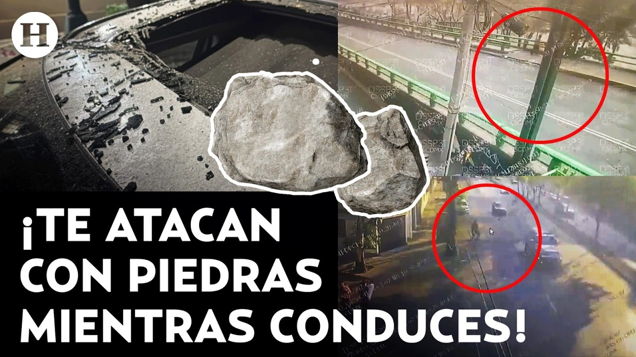 ¡Podrías ser atacado en Circuito Interior! Autoridades alertan por trampas con piedras en CDMX