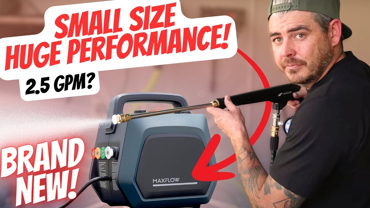 Brand New MAXFLOW Pressure Washer Delivers Amazing Performance 2.5gpm?