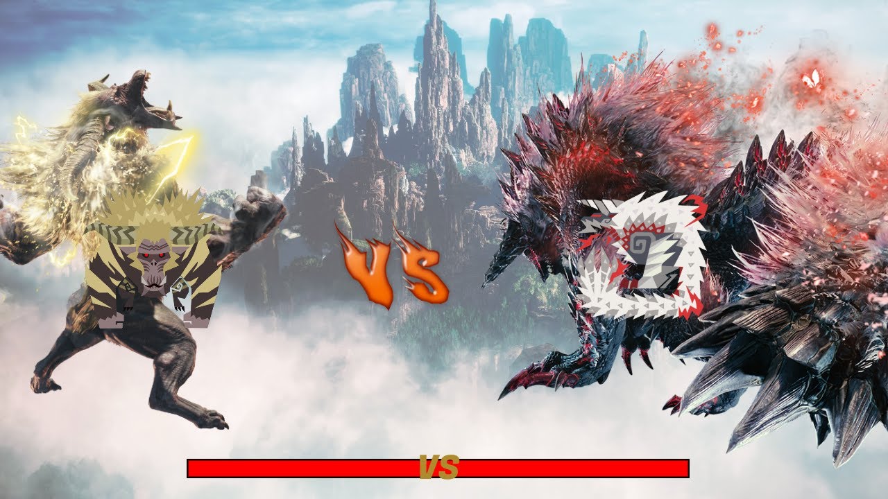 Stygian Zinogre Vs Furious Rajang (FULL FIGHT)  Turf War