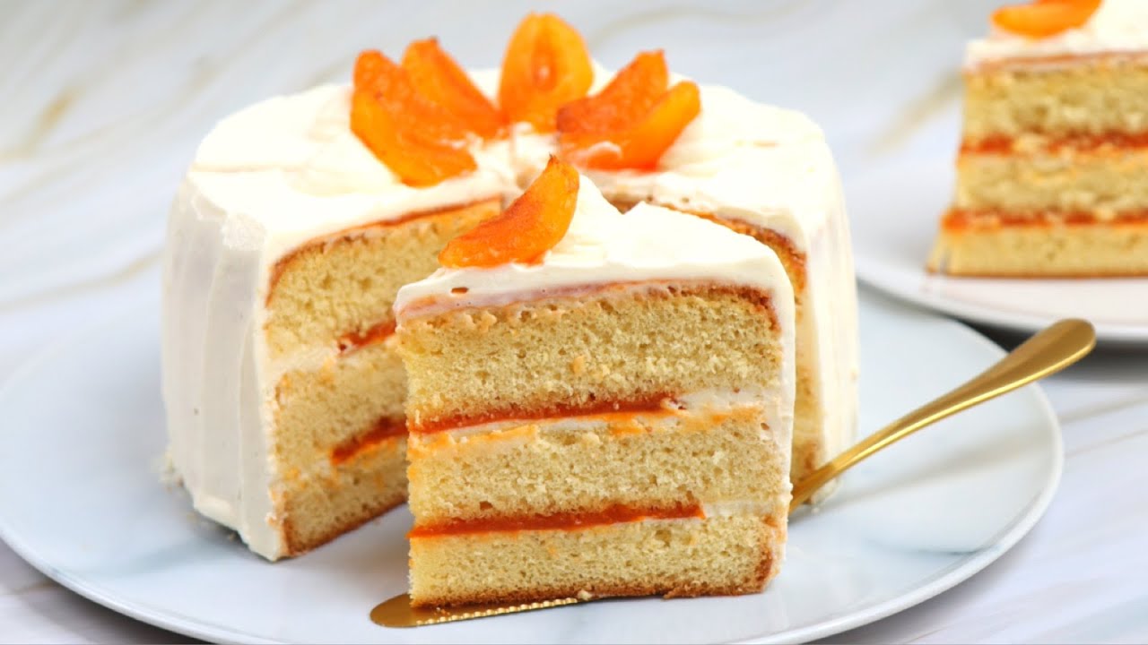 Vanilla sponge cake | Vanilla sponge fruits cake