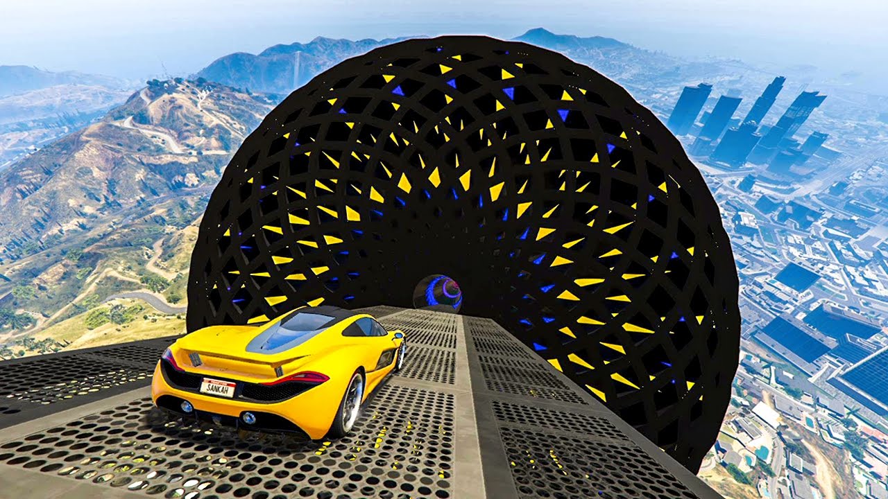 MEGA RAMPE MINI PASSAGE ! GTA 5 ONLINE