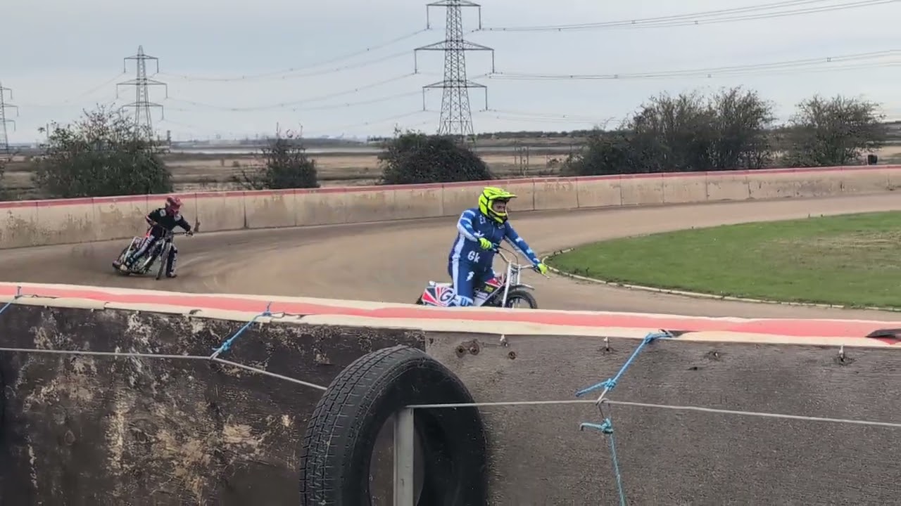first go on speedway bike at i wade