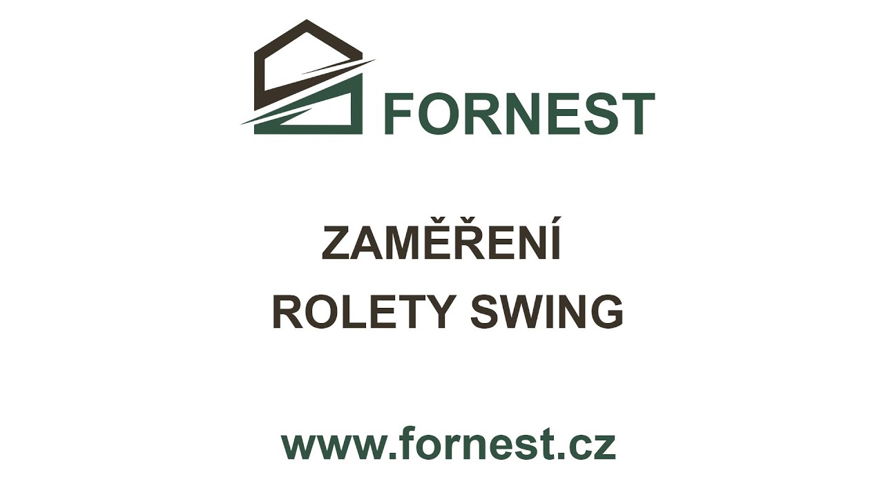 Zaměření - Rolety SWING - www.fornest.cz