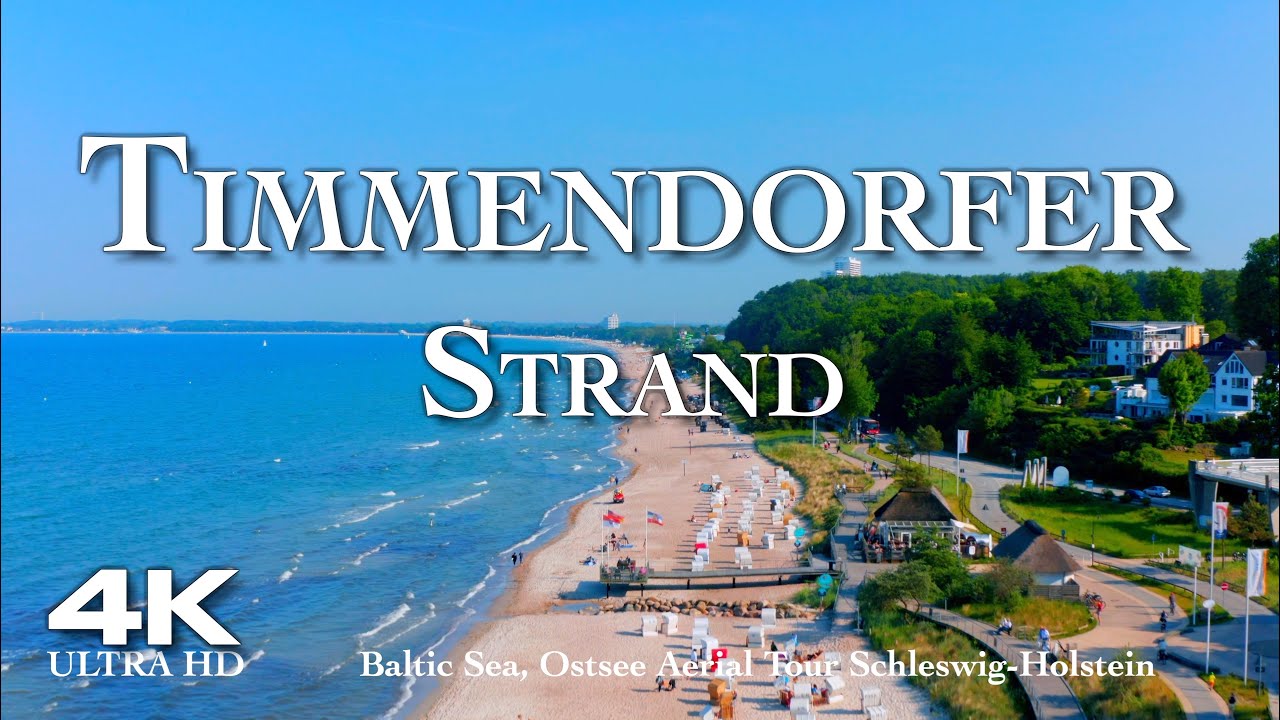 Lübeck TIMMENDORFER STRAND 🇩🇪 Drone Aerial 4K Drohne Ostsee Scharbeutz Germany Deutschland