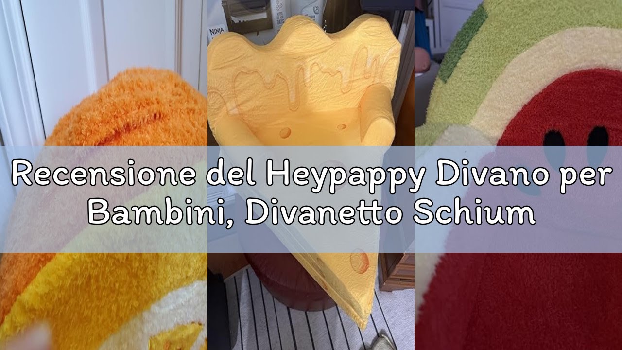 Recensione del Heypappy Divano per Bambini, Divanetto Schiuma Confortevole con Copertura in Morbido