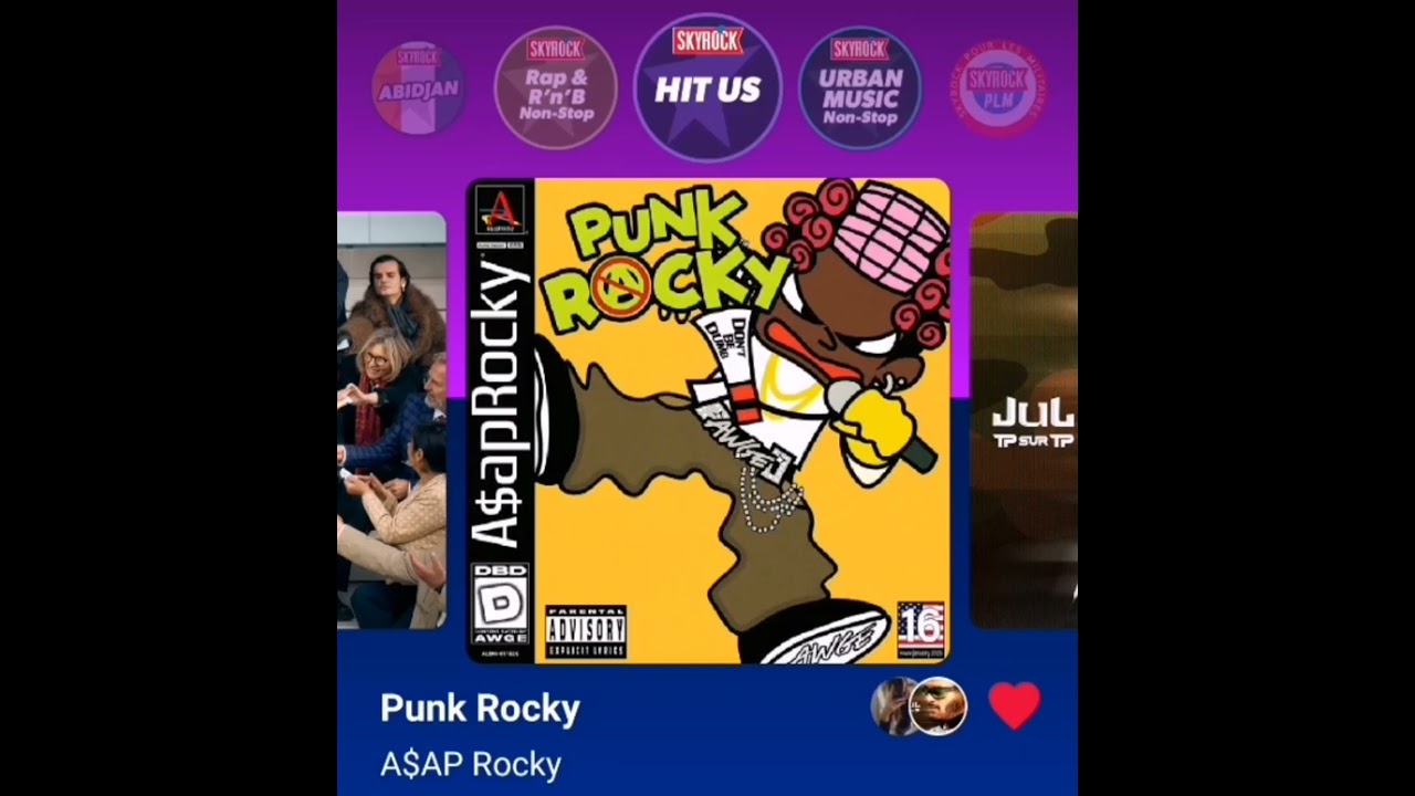A$AP Rocky - Punk Rocky (version skyrock) 