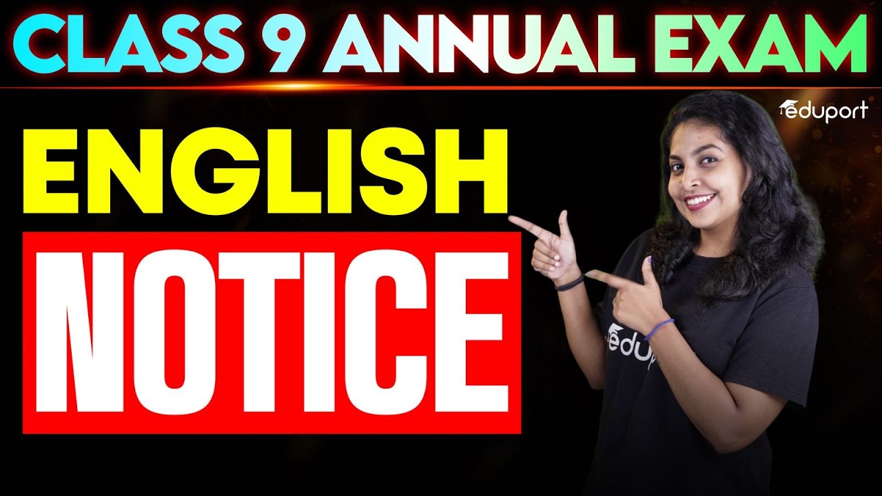 Notice | A+ Question | English | Eduport Class 9