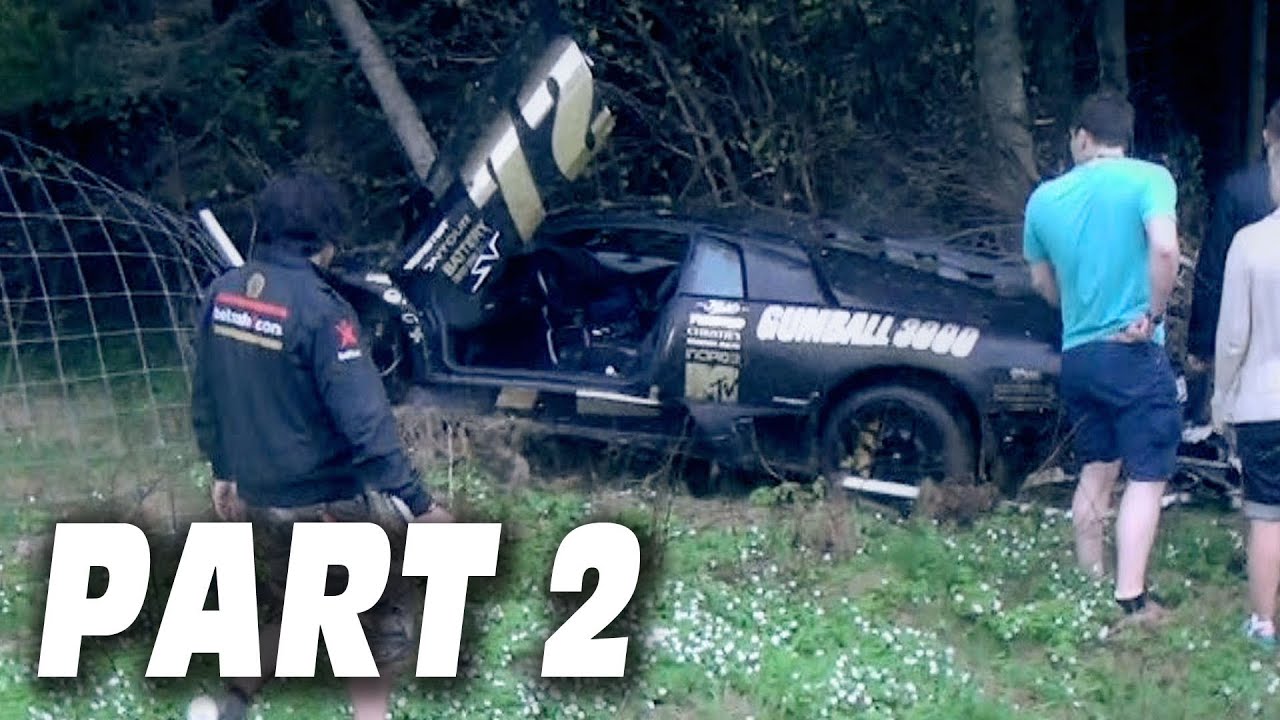 GUMBALL 3000 SUPERCAR CRASH! - Dudesons Do Gumball Rally PART 2