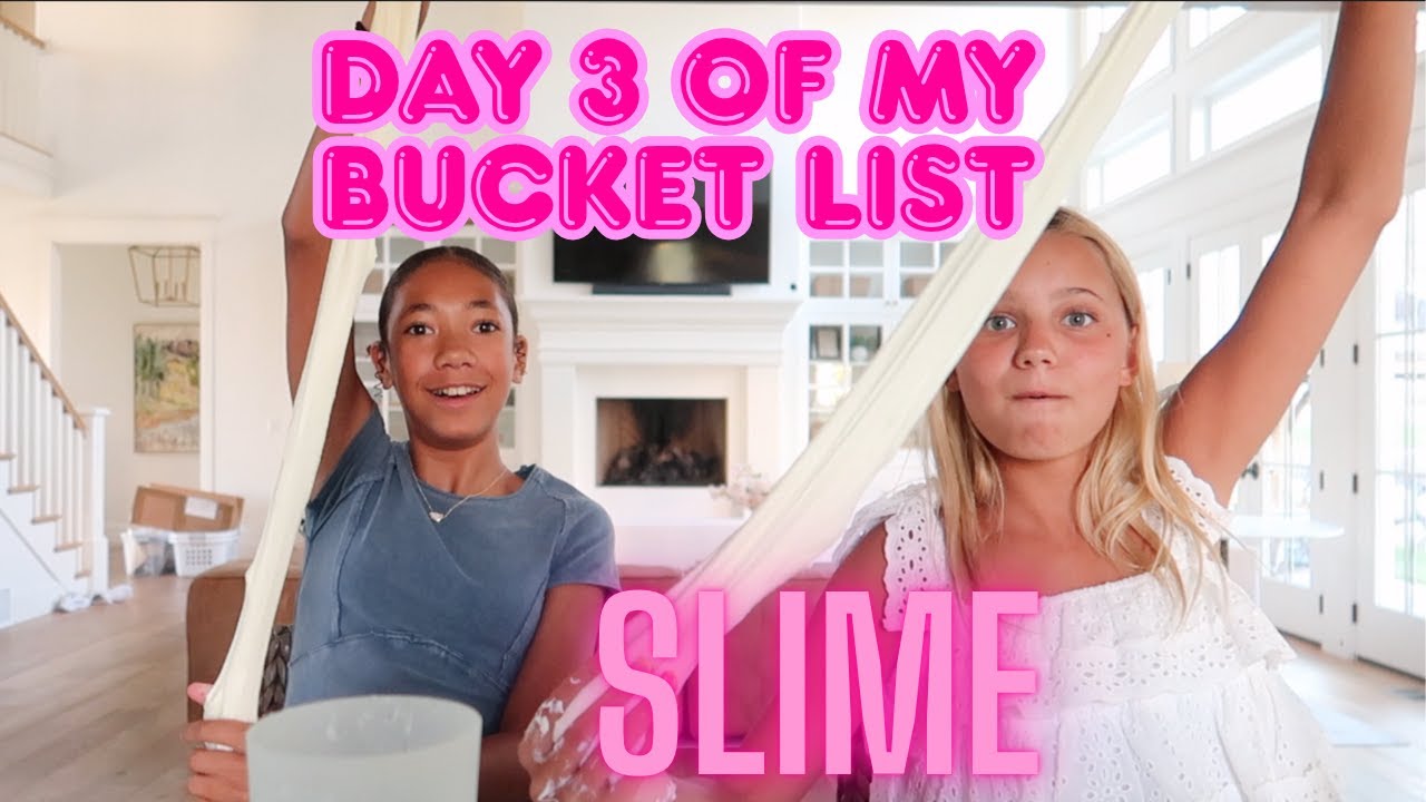 Day 3 of completing my summer bucket list  (SLIME)