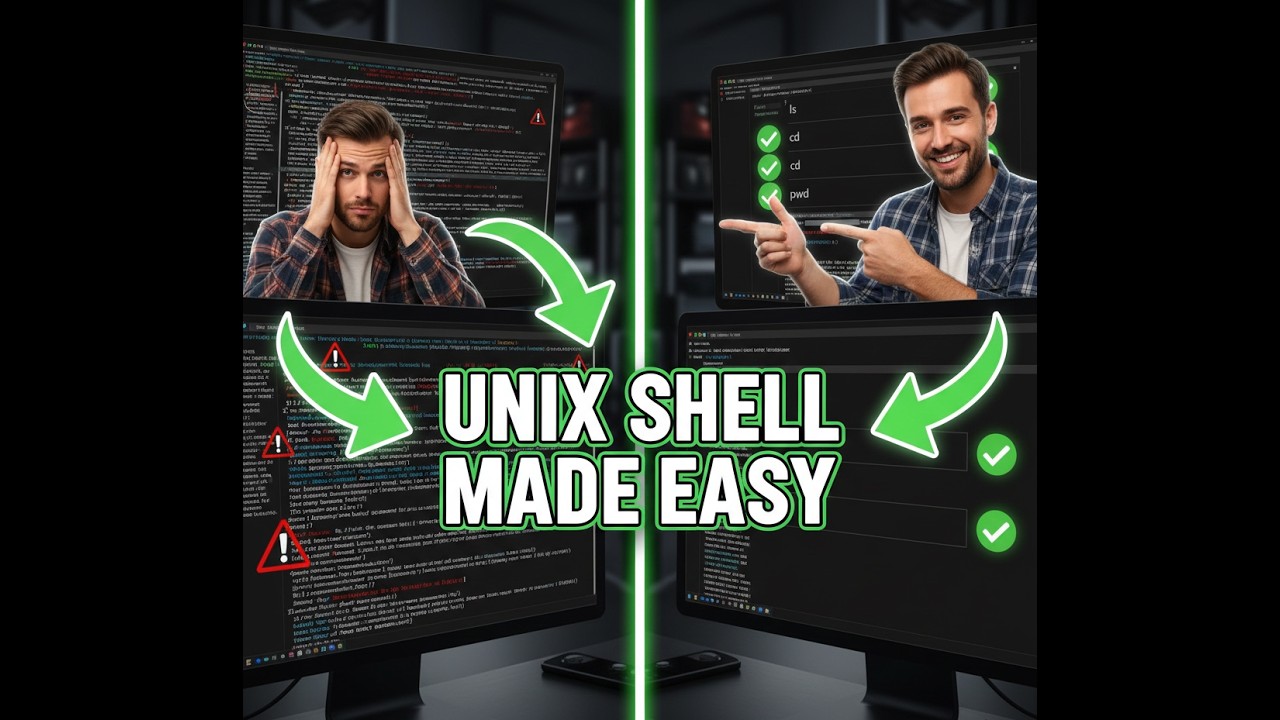 Unix Shell Explained for Beginners (Foundations & File Management) THEORY