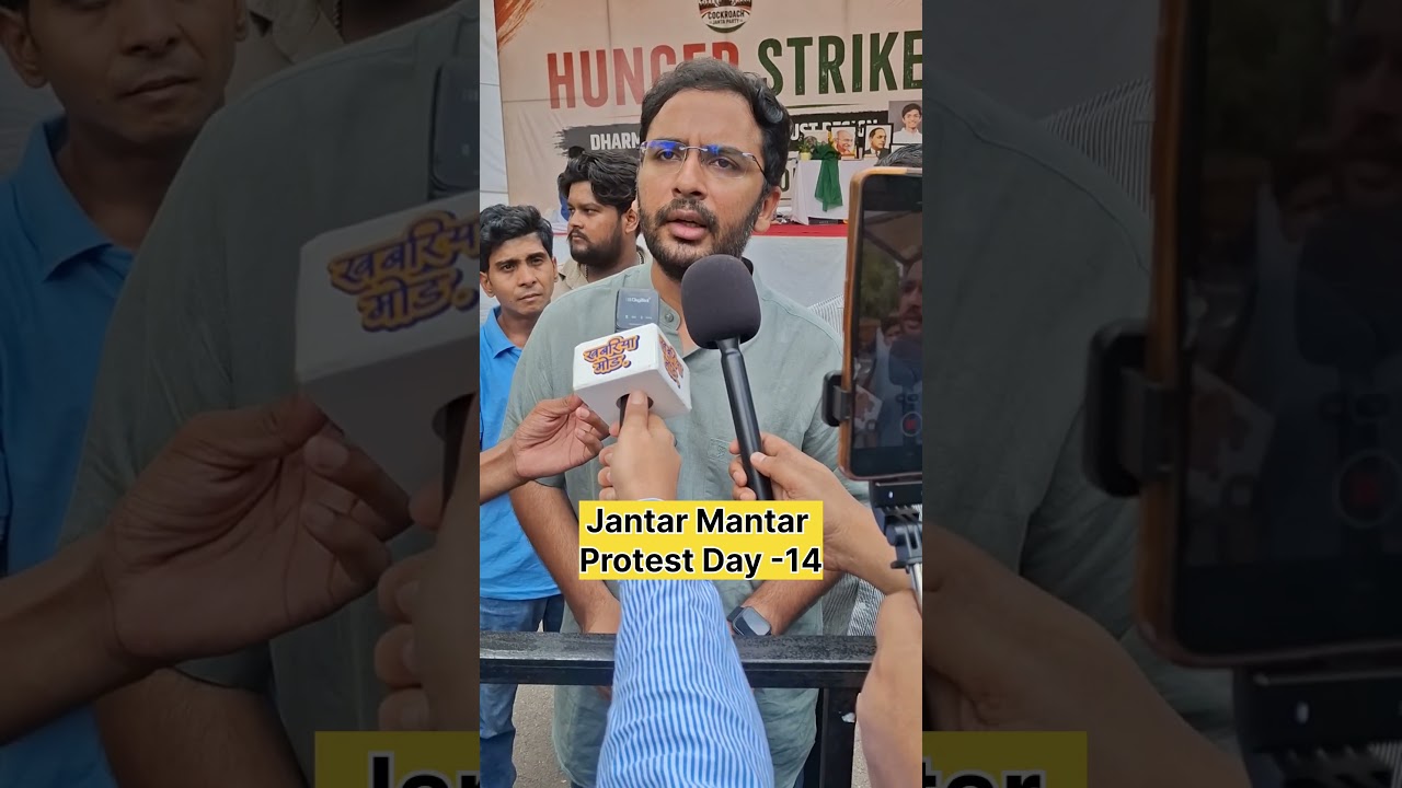 Jantar Mantar Protest Day 16 | Hunger Srike Day-6 Sonam Wangchuk | Abhijeet Dipke | CJP | #cjp