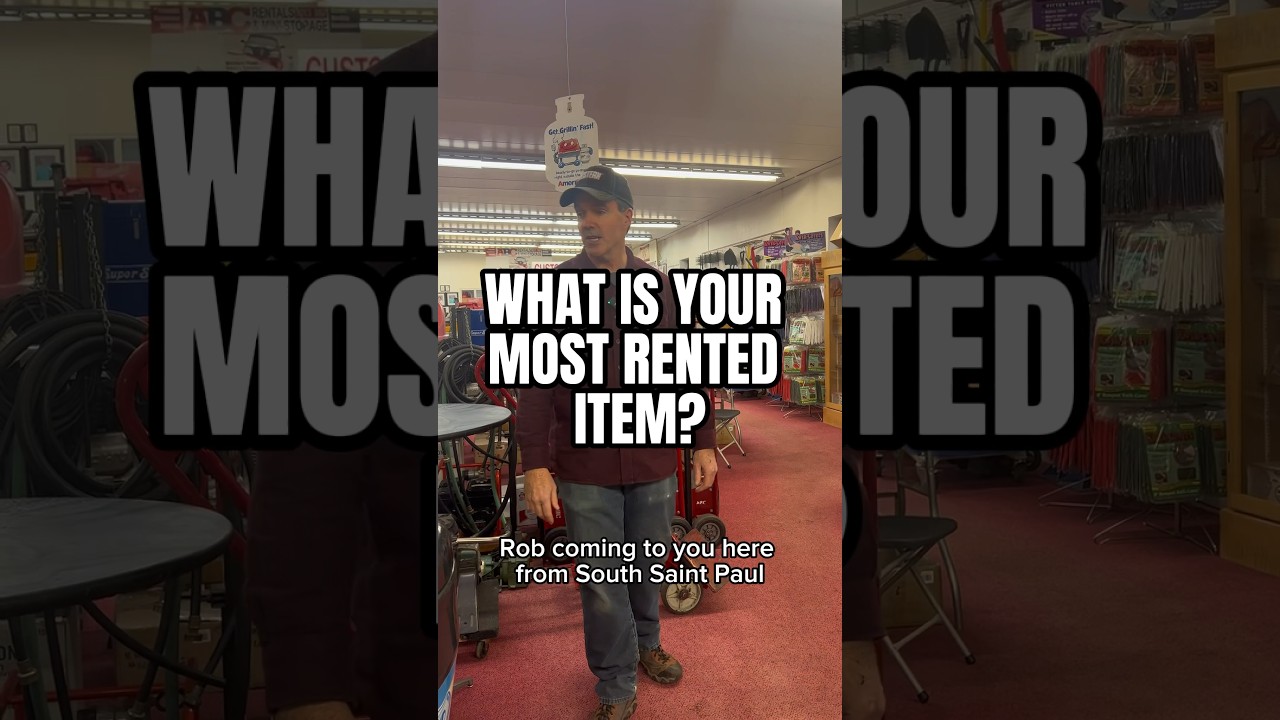 What is our most rented item? The answer might surprise you👀 Pt. 1 