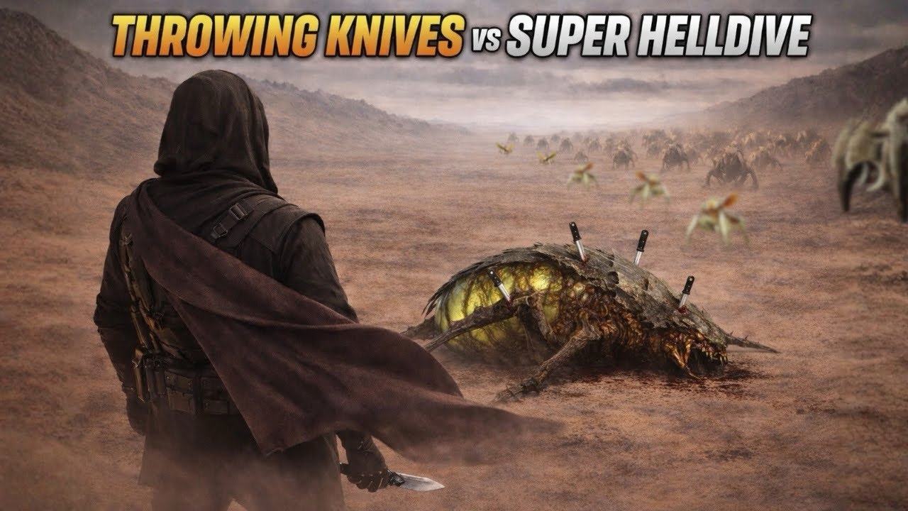 Throwing Knives Only — Solo Super Helldive | Helldivers 2