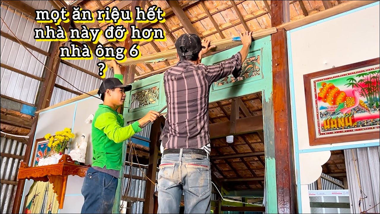 #832 Dự Tiệc Về Gia Đình Em Hôm Nay Bắt Tay Vào Sửa San Mới Lại Ngôi Nhà Cũ Hơn 40 Năm Ông Bà Để Lại