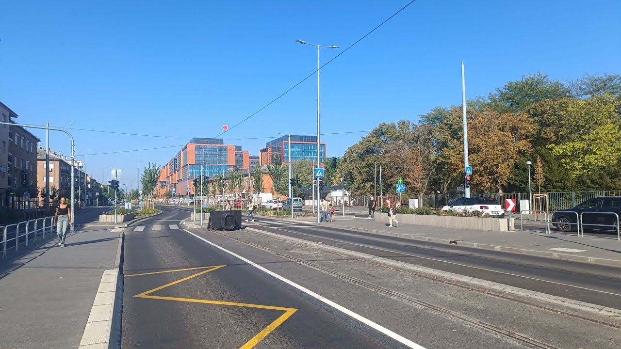 2025.09.01 Bosnyák tér helyzetjelentés, végleges forgalmi rend, épülő pláza, elkészült lakópark.