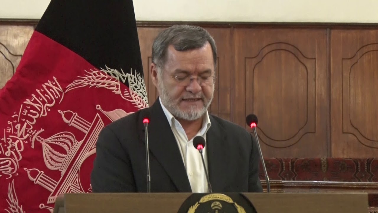 سخنرانی رئیس جمهور غنی  و استاد دانش در همایش بزرگ قوم 