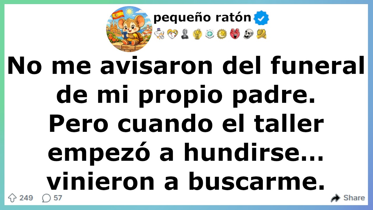 Me dejaron fuera del funeral de mi padre… y luego me pidieron que salvara el negocio familiar