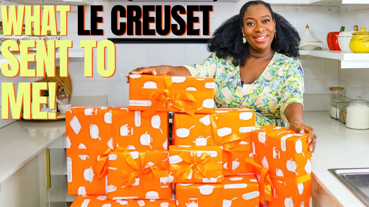 HUGE GIFT FROM LE CREUSET !!! UNBOXING LUXURY COOKWARE