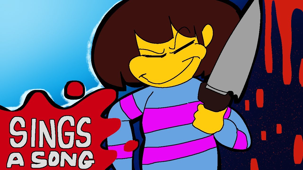 Cursed Frisk Sings A Song Calm Down Frisk&hellip; (&lsquo;Shut Up SANS&rsquo; Scary Undertale Parody Animation)