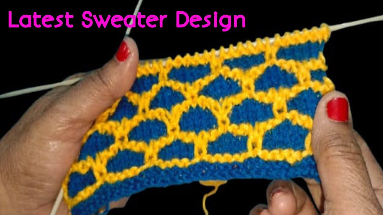 🌺Stylish New Design Sweater | Step by Step Knitting🌼New Design Sweater बनाना सीखें | Latest Pattern