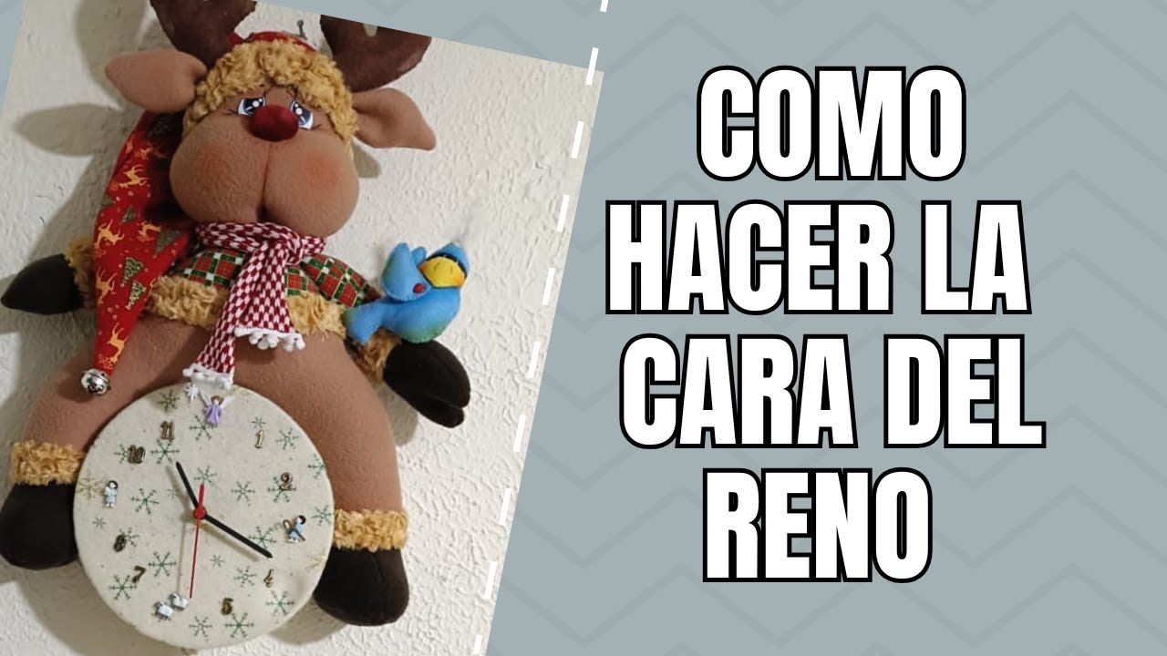 COMO HACER LA CARA DEL RENO