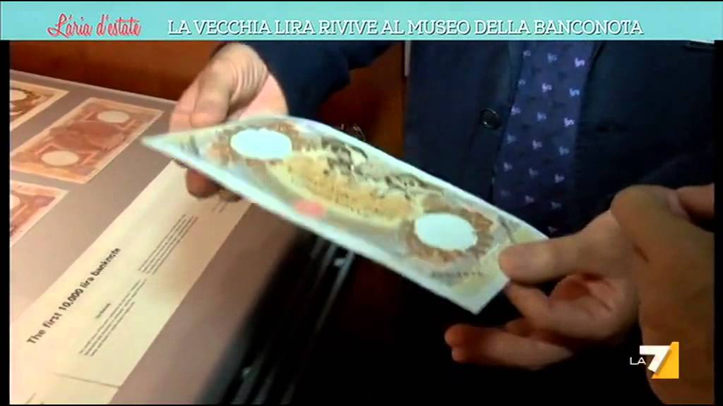 La vecchia lira rivive al museo della banconota