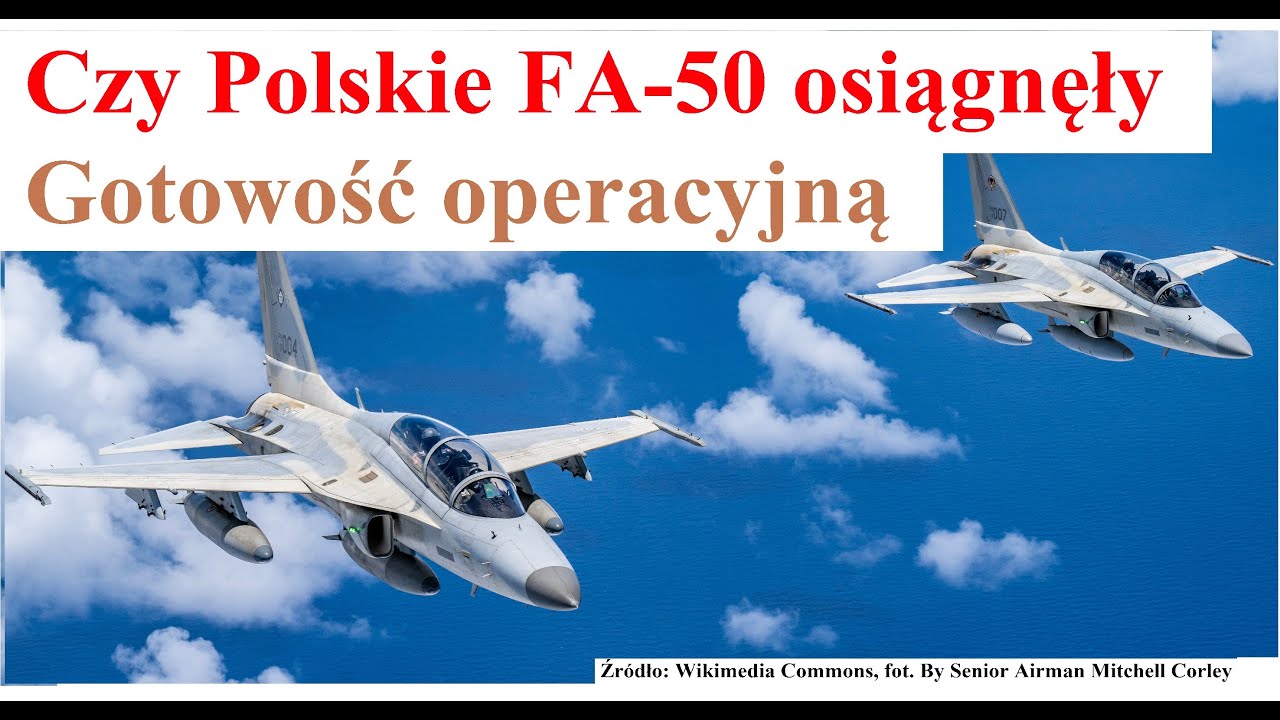 Czy polskie FA-50 osiągnęły Gotowość Operacyjną